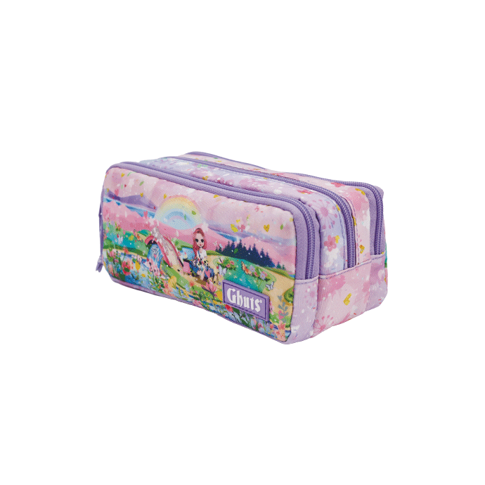 Estojo Triplo Ghuts Garden Girl | 3 Compartimentos