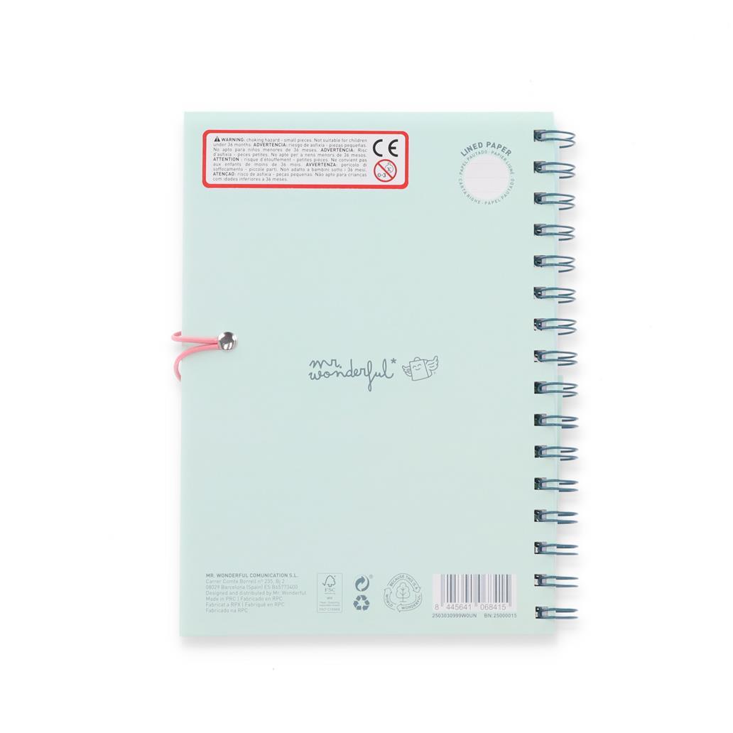 Conjunto de Caderno A5 com Pins - Saúde - Mr. Wonderful