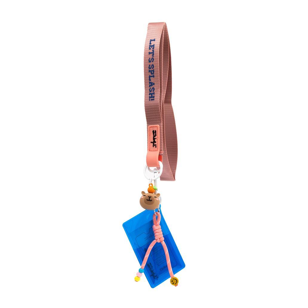 Fita Lanyard com Porta-Cartões – Capivara
