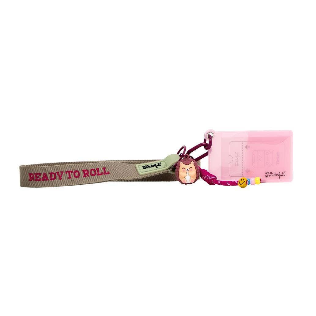 Fita Lanyard com Porta-Cartões – Ouriço
