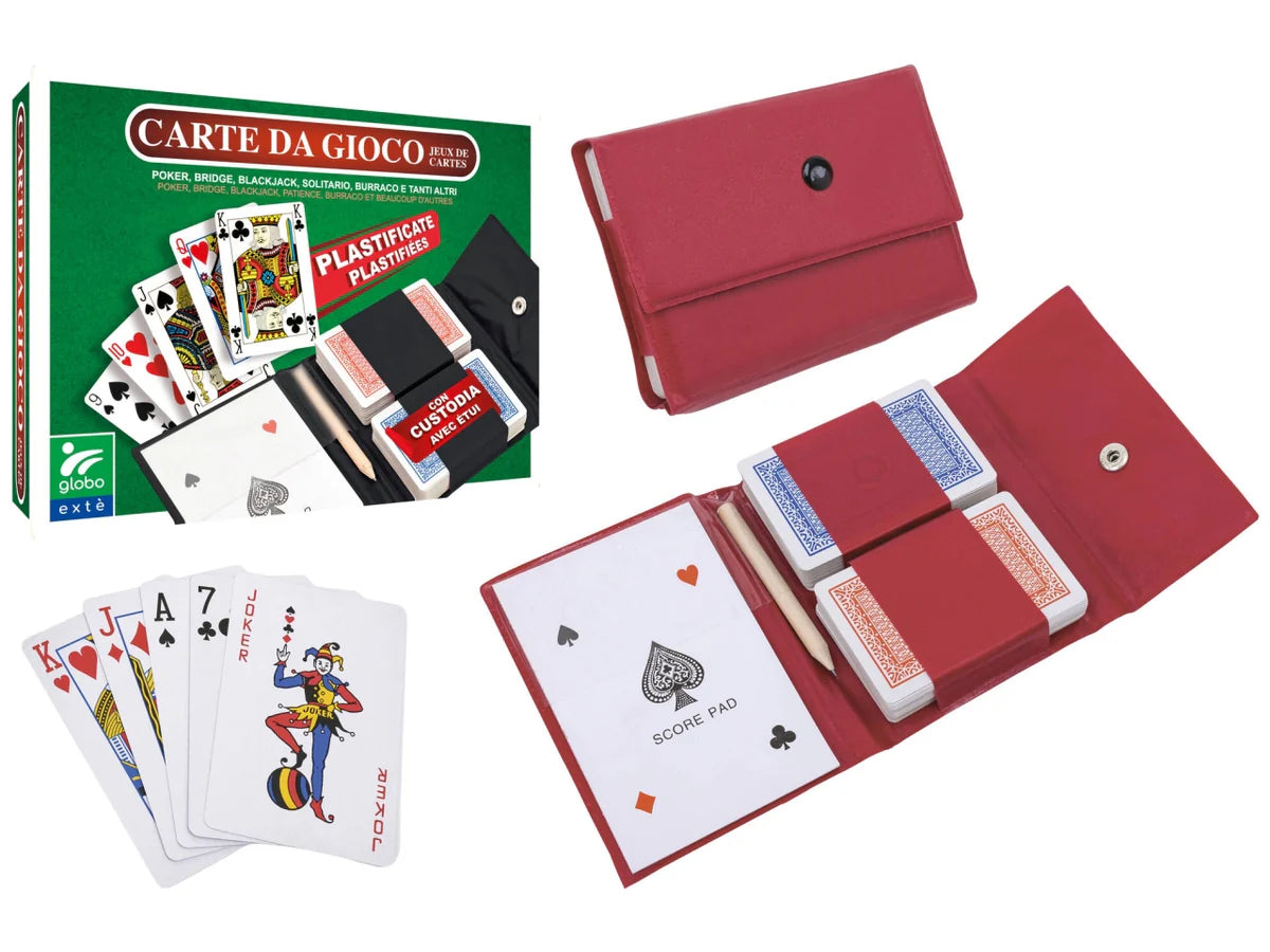 Conjunto de Cartas Poker “Carte da Gioco” – Marca Globo