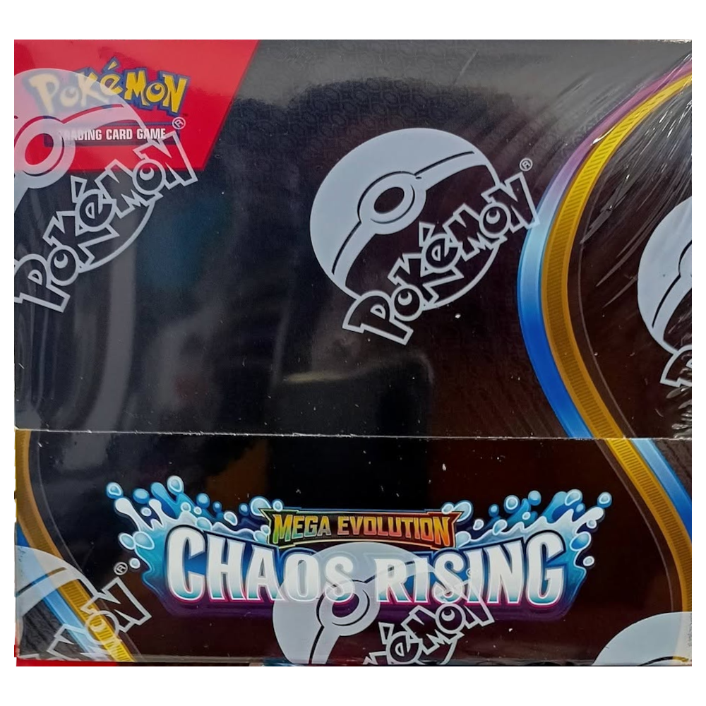 Pokémon Booster Box Chaos Rising | Caixa de 36 Boosters Packs Pokémon TCG com Cartas Colecionáveis