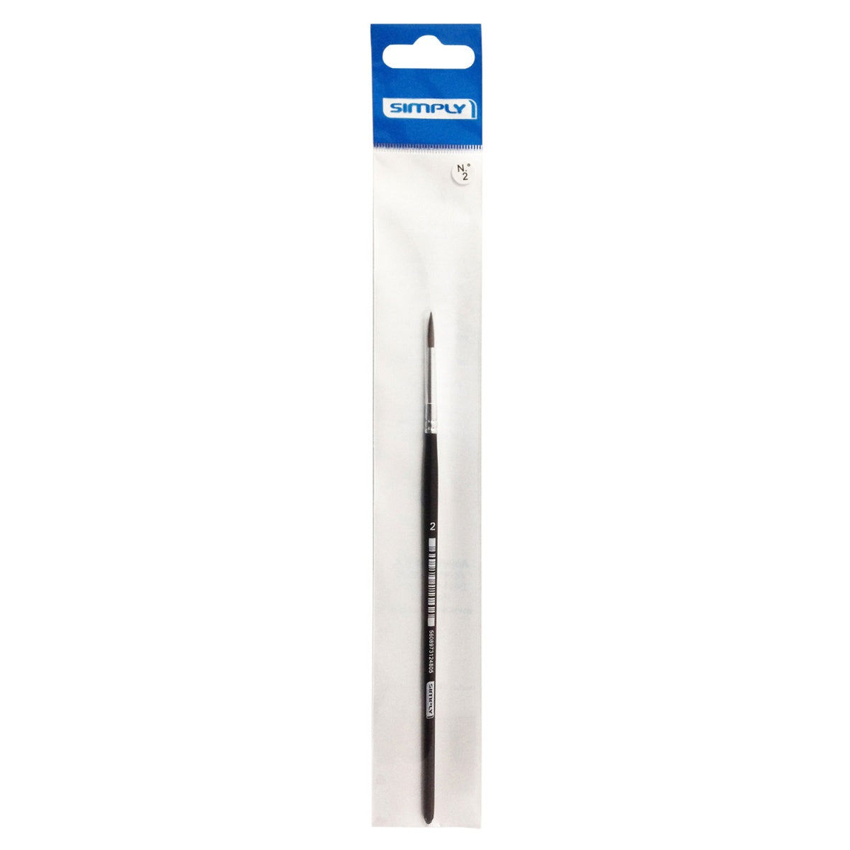 Pincel Redondo Simply Nº 2 | Pincel para Aguarela e Pintura