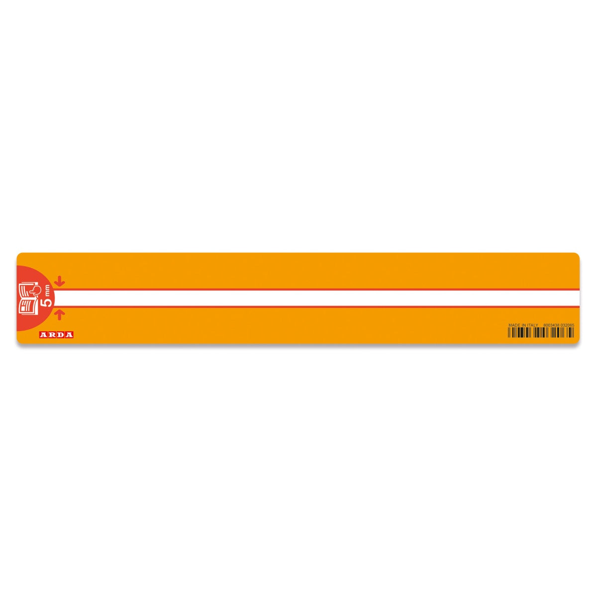 Régua Guia de Leitura Arda 5mm | Laranja