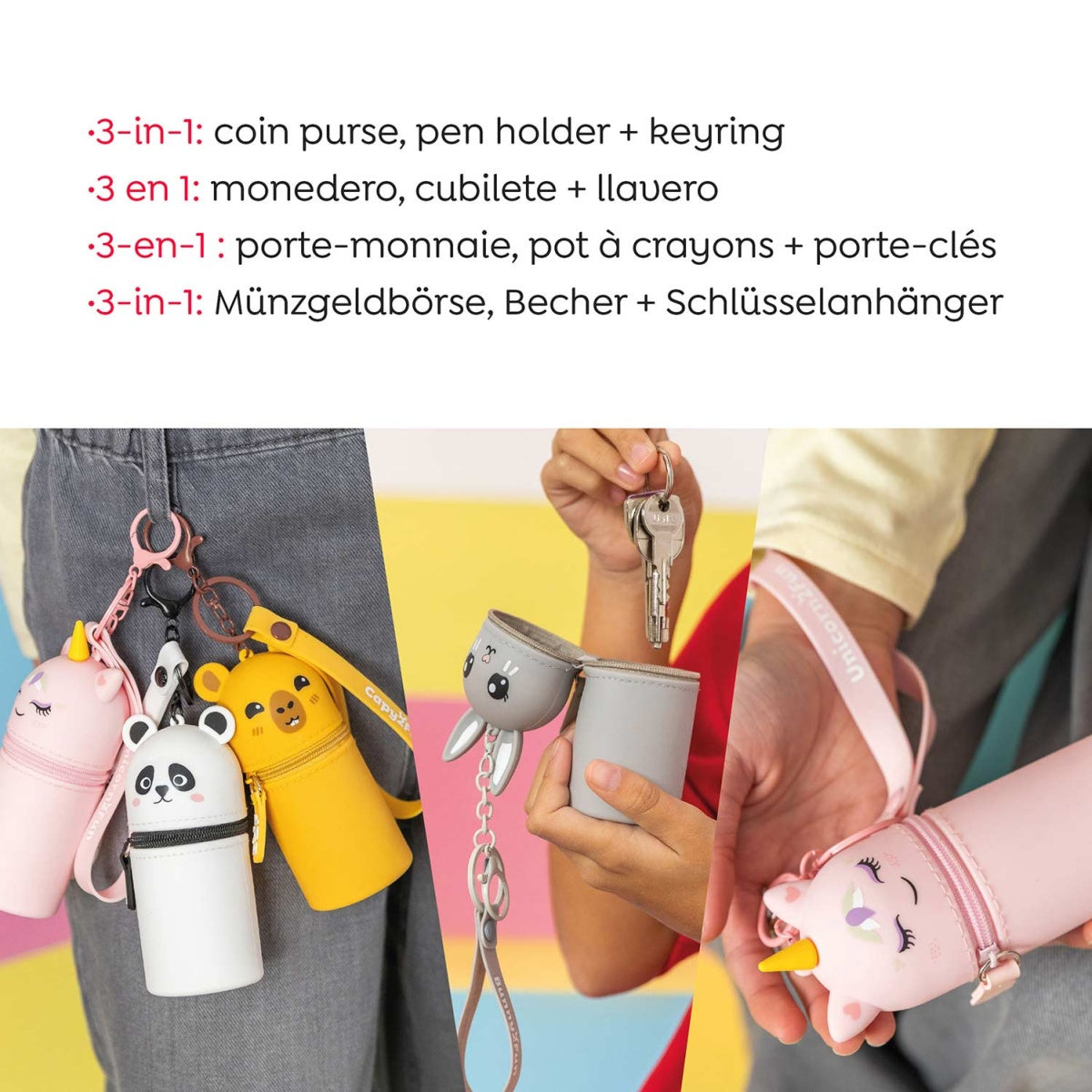 Porta-Moedas Besties on the Go Capivara BACK2FUN