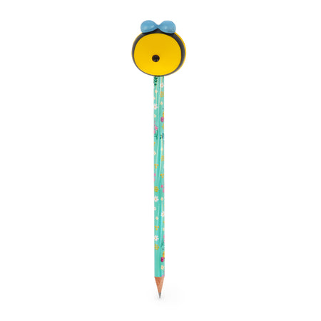 Lápis HB Squeezies Abelha Legami | Lápis Escolar com Boneco Squishy para Escrita e Desenho