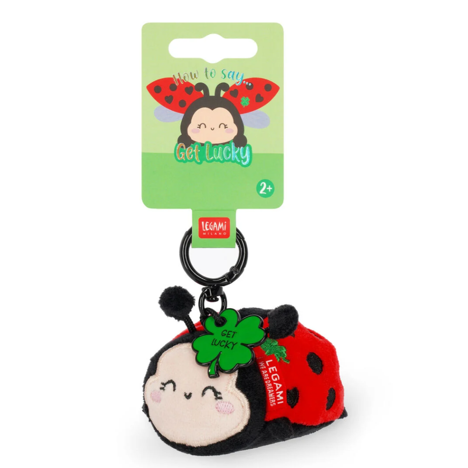 Porta-chaves de peluche Joaninha - Pequeno e super macio! Legami