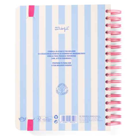 Agenda Wonder 2025-26 Diária - Cada dia mais e melhor - Mr.Wonderful