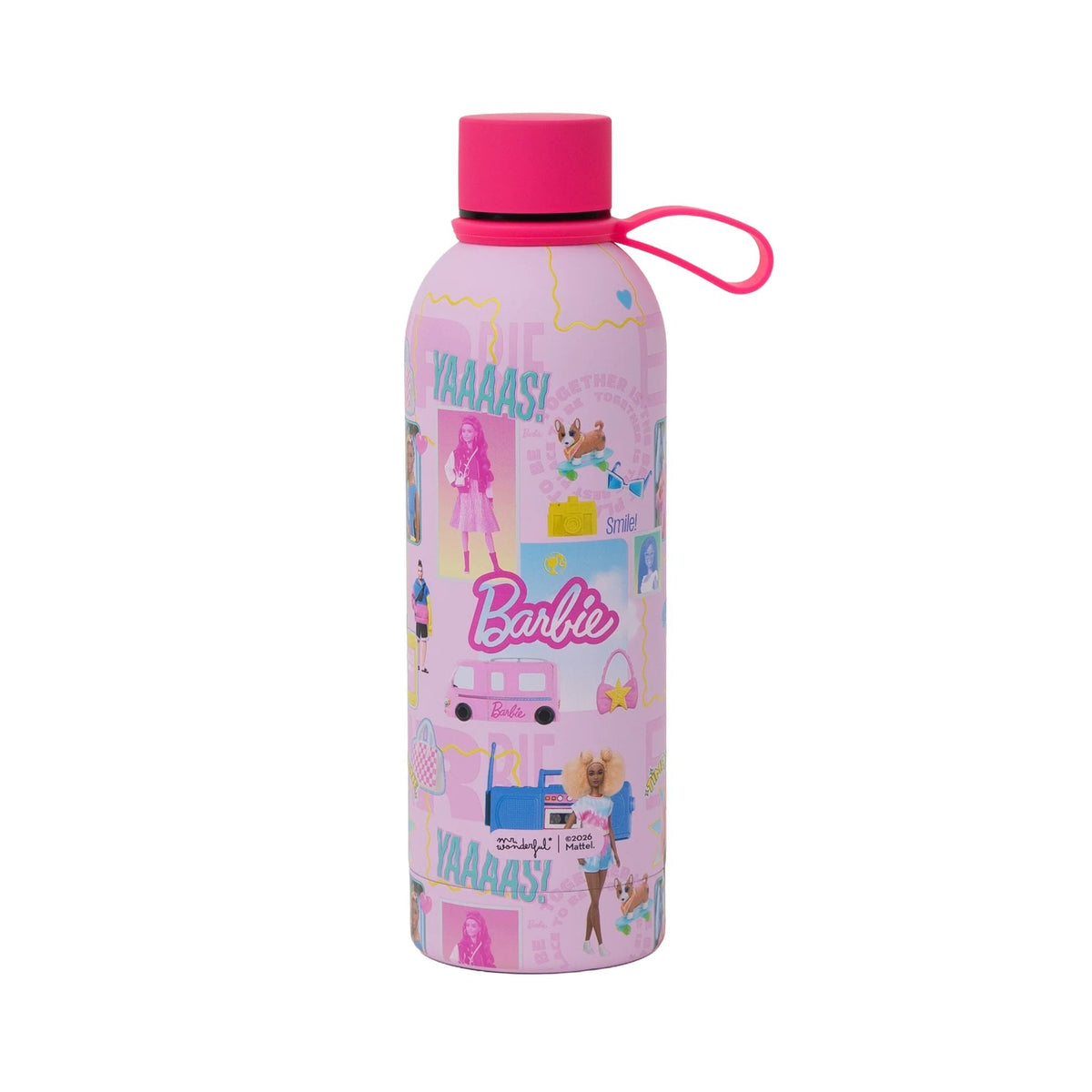 Garrafa térmica 500ml - Barbie — vista adicional, coleção Barbie × Mr. Wonderful