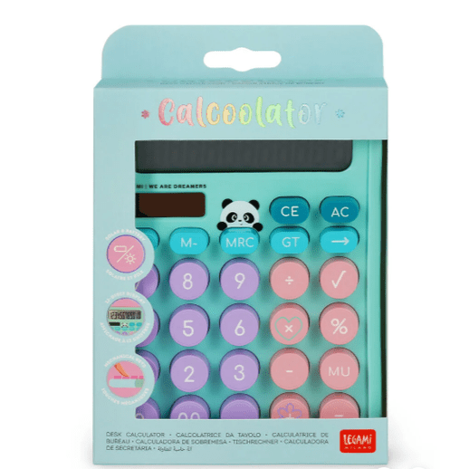 Calculadora Panda - Calcoolator Legami - Papelaria Encantada