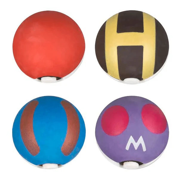 Conjunto de 4 Borrachas Pokébola Pokémon
