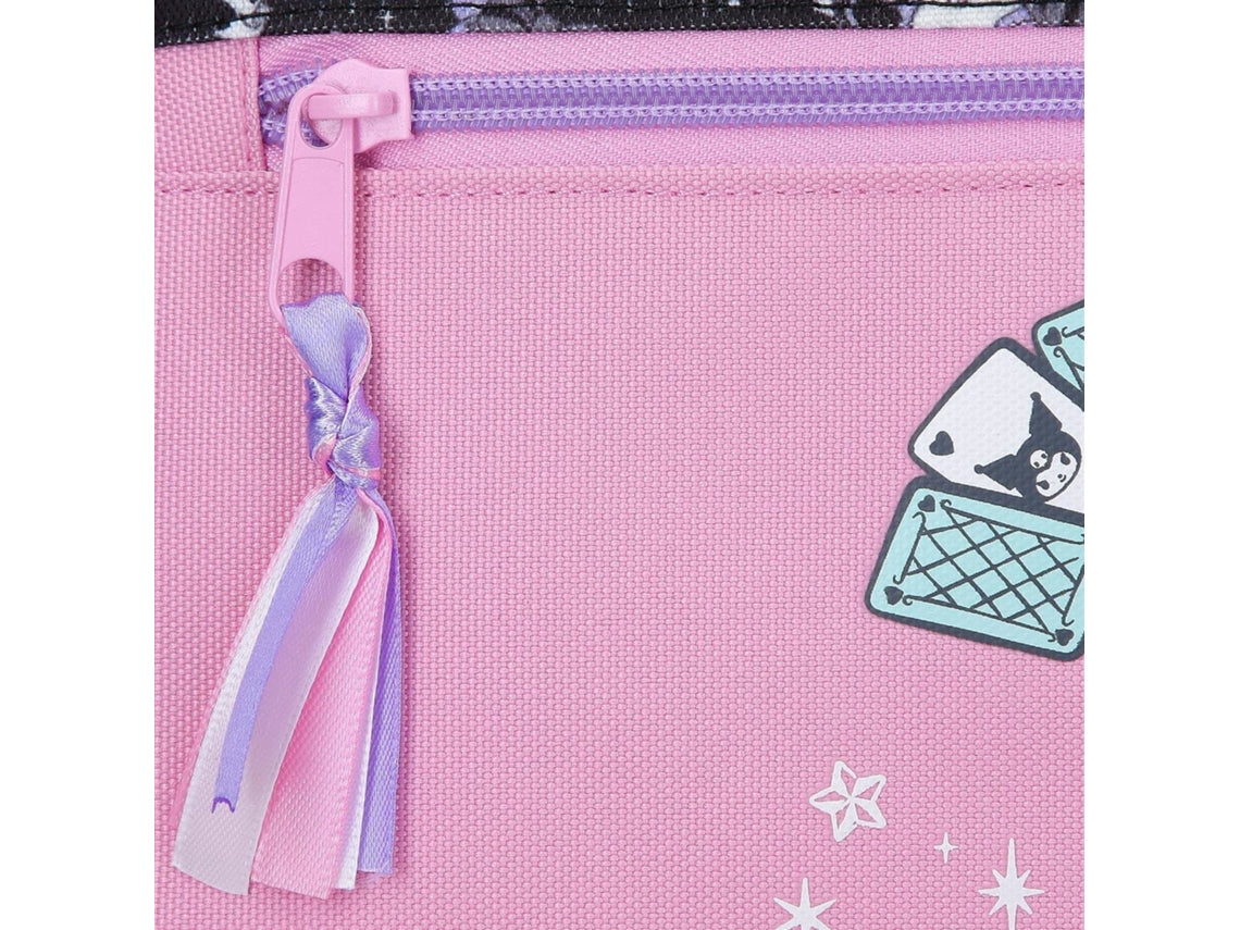Lancheira Térmica Kuromi Fortune Telling Sanrio Rosa | Bolsa Térmica Escolar