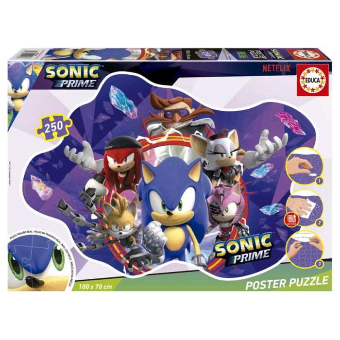 Puzzle Educa Sonic Prime poster
