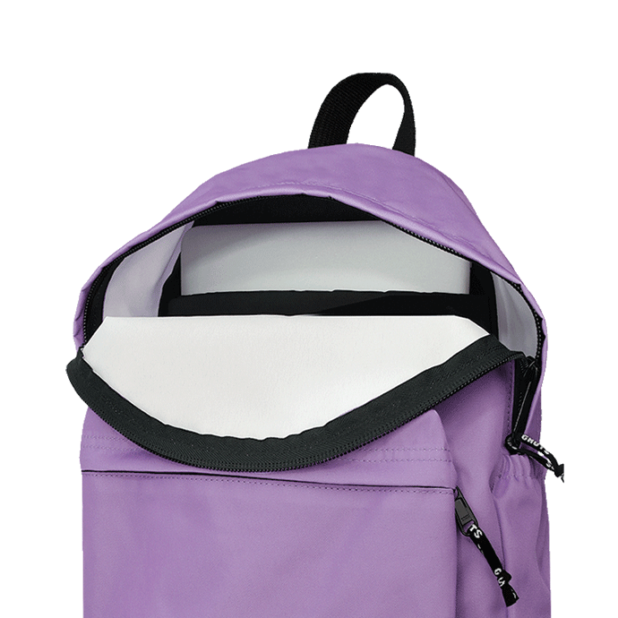 Mochila Ghuts My Ghuts PC Lavender 19L | Mochila Escolar para Portátil, Escola, Universidade e Viagem