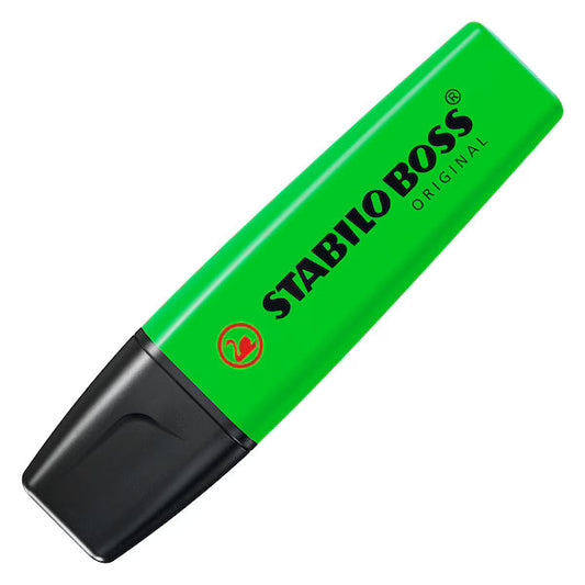 Sublinhador Stabilo Boss Fluorescente Verde 70/33