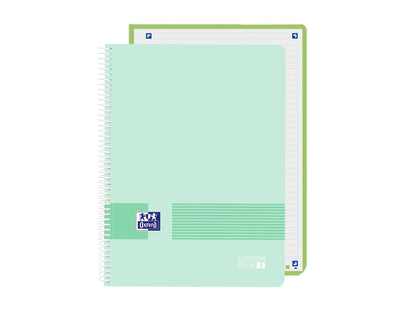 Caderno Oxford Cores Pastel Capa Plástica