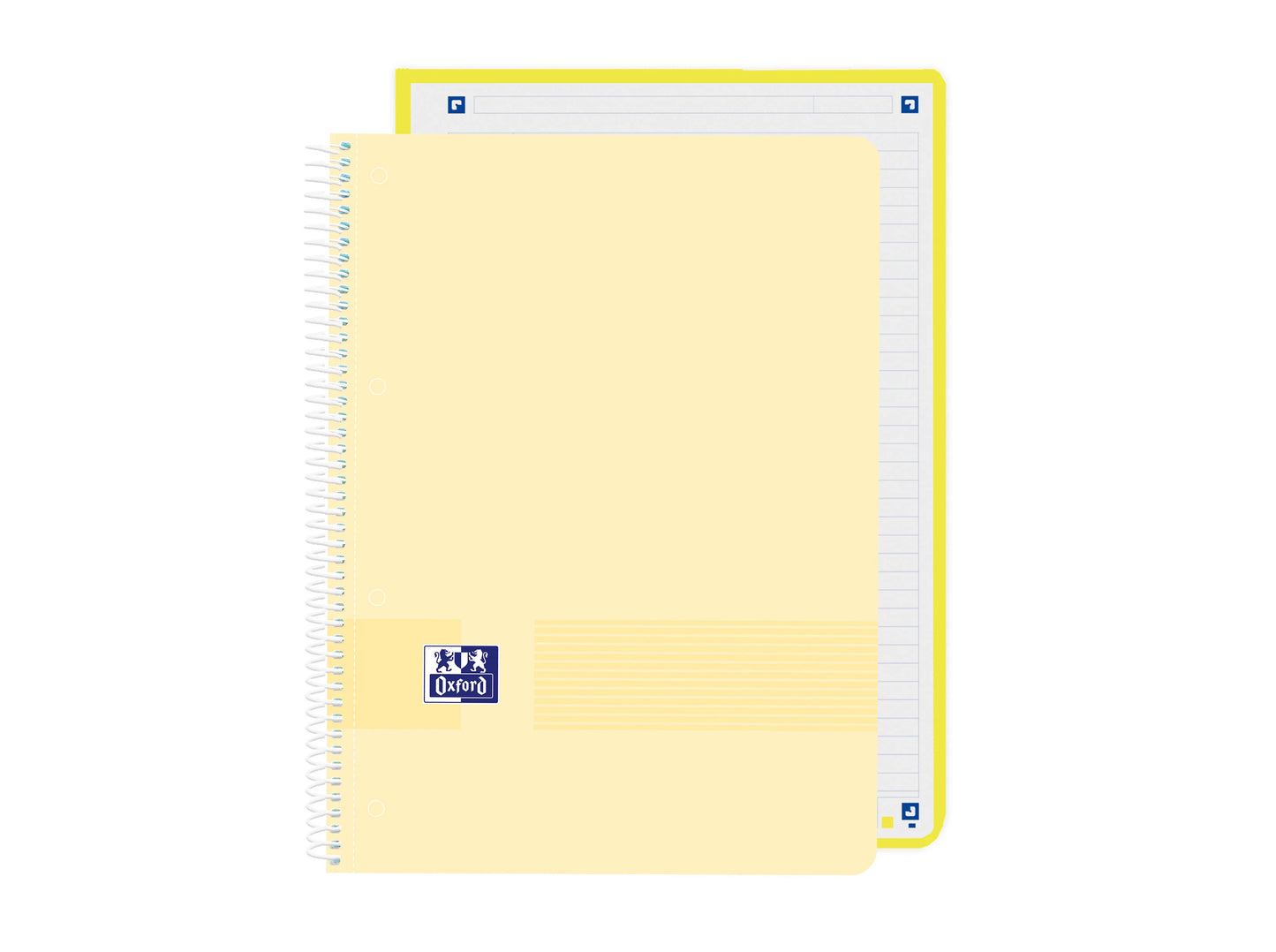 Caderno Oxford Cores Pastel Capa Plástica