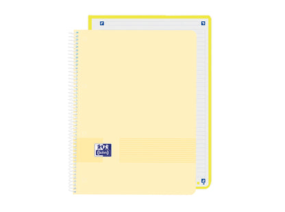 Caderno Oxford Cores Pastel Capa Plástica