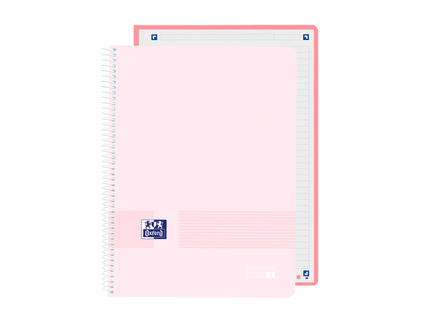 Caderno Oxford Cores Pastel Capa Plástica