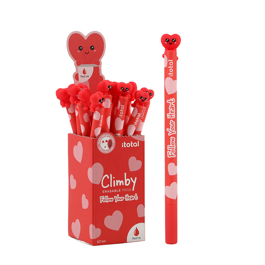 Caneta Apagável iTotal Climby Heart Coração XL3634