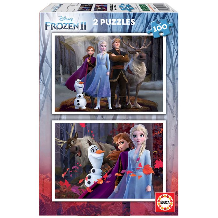 Puzzle EDUCA 2x100 Peças Frozen II