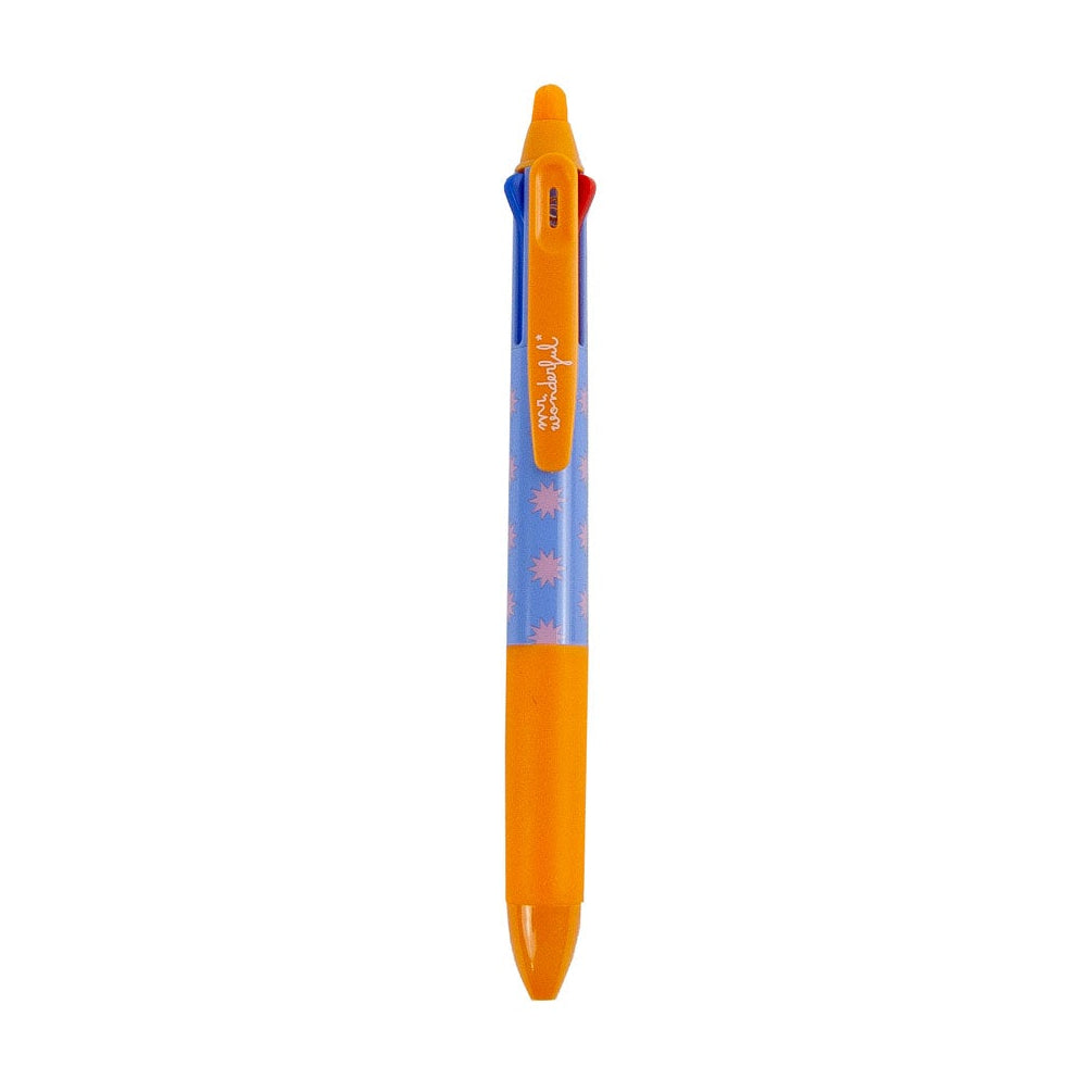 Caneta Apagável com 3 Tintas - Azul