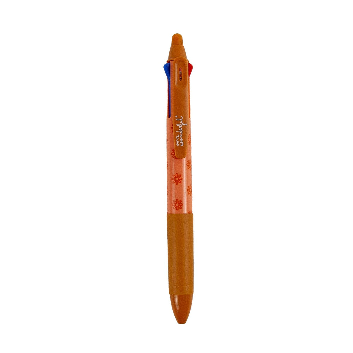 Caneta Apagável com 3 Tintas - Salmão