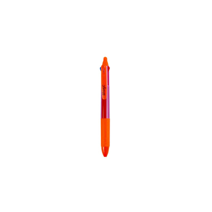 Caneta Apagável com 3 Tintas - Fúcsia