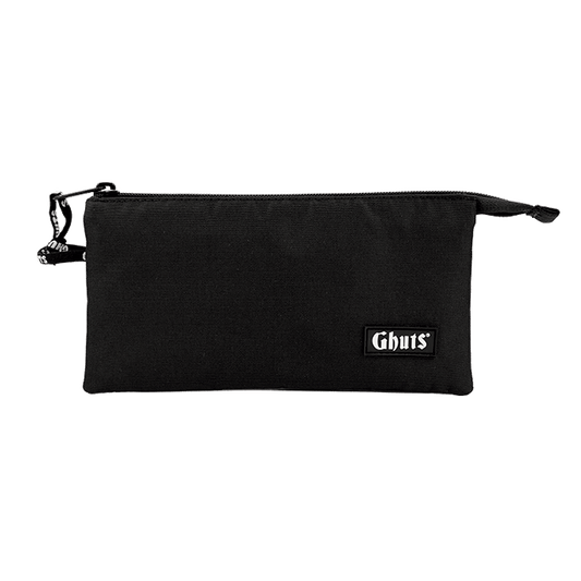 Estojo Escolar Triplo Ghuts Black | 3 Compartimentos com Bolsa Interior