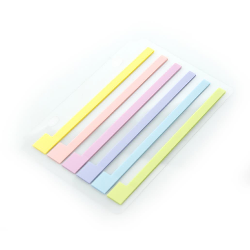 Índices Adesivos Longos Pastel Index Blush Sortido | Marcadores de Página e Organização de Apontamentos