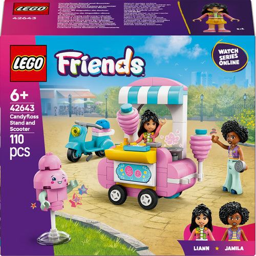 LEGO Friends: Barraquinha de Algodão-doce e Scooter