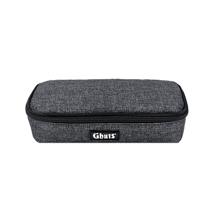Estojo Escolar Ghuts Rectangle Gravel Grey | Estojo Acolchoado com Suporte para Canetas