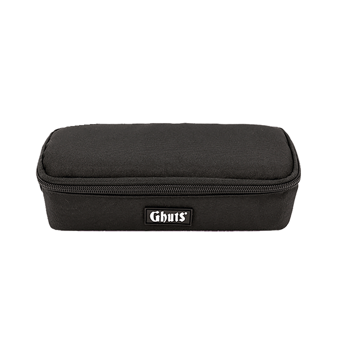 Estojo Escolar Ghuts Rectangle Black | Estojo Acolchoado com Suporte para Canetas