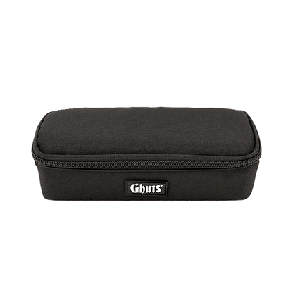 Estojo Escolar Ghuts Rectangle Black | Estojo Acolchoado com Suporte para Canetas