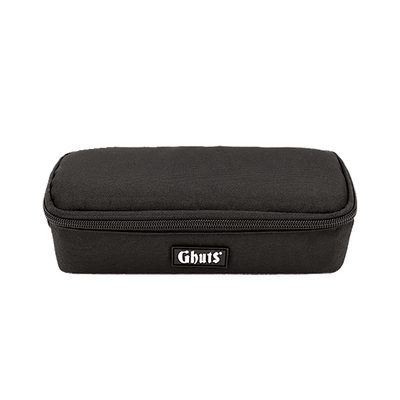 Estojo Escolar Ghuts Rectangle Black | Estojo Acolchoado com Suporte para Canetas