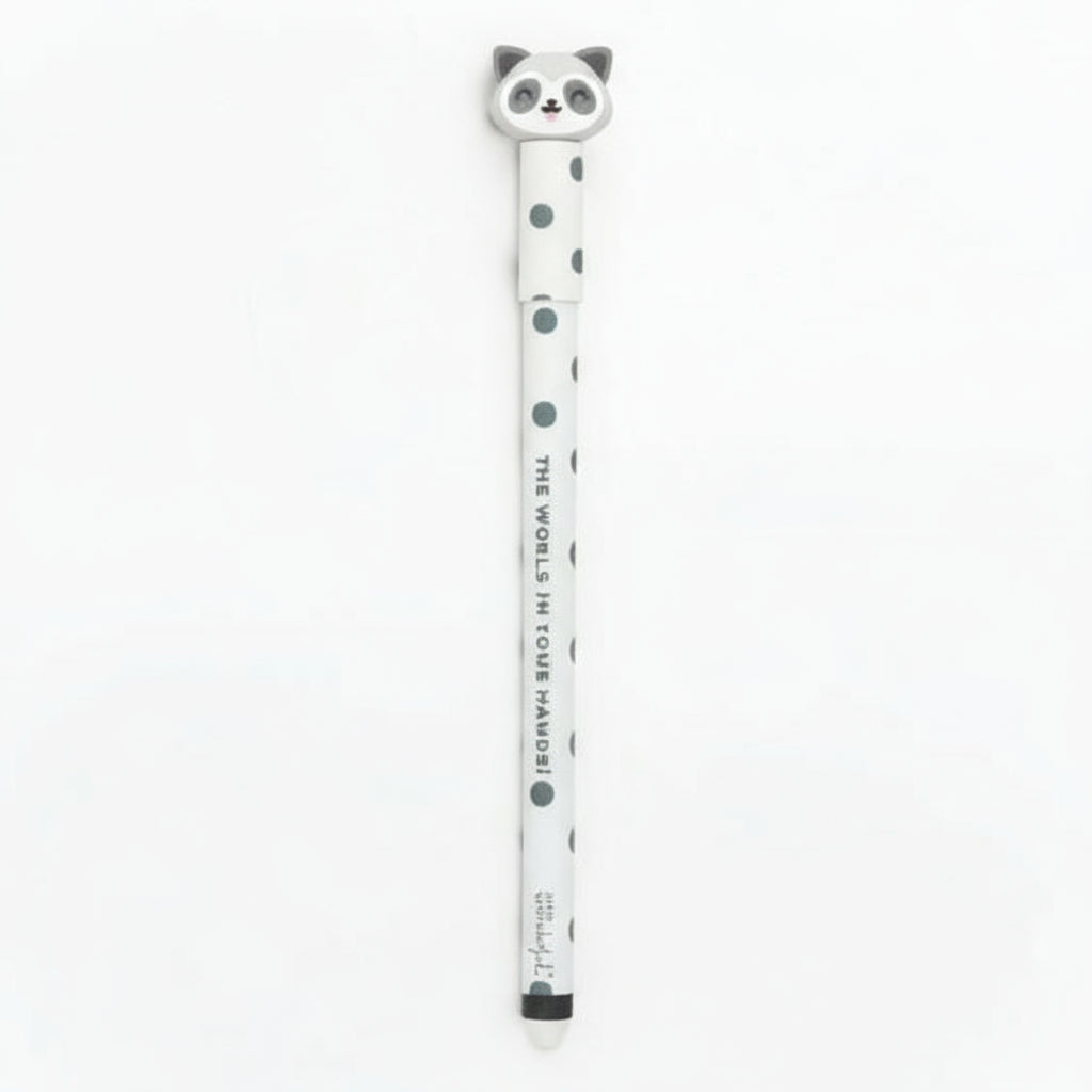 Caneta apagável Bo-Bo Raccoon - O mundo nas suas mãos!