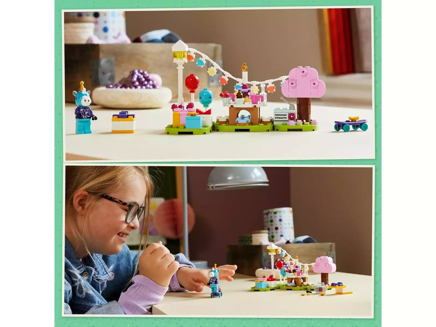 LEGO Animal Crossing Festa de Aniversário do Azulino