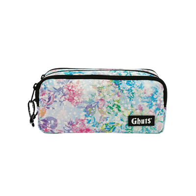 Estojo Escolar Triplo Ghuts Blooming Glow 3 Compartimentos