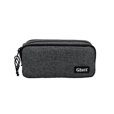 Estojo Escolar Triplo Ghuts Gravel Grey 3 Compartimentos