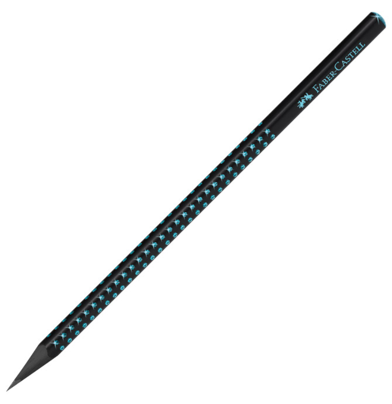 Lápis Grafite Faber-Castell Sparkle Azul Midnight