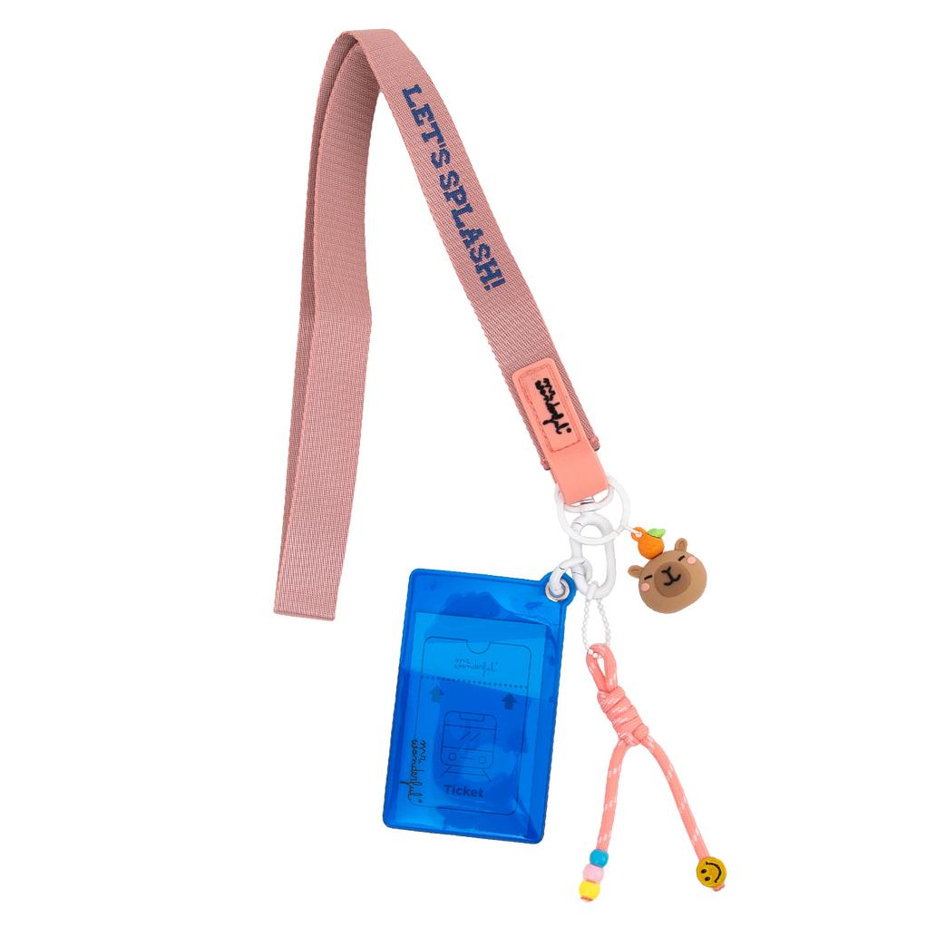 Fita Lanyard com Porta-Cartões – Capivara