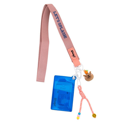 Fita Lanyard com Porta-Cartões – Capivara