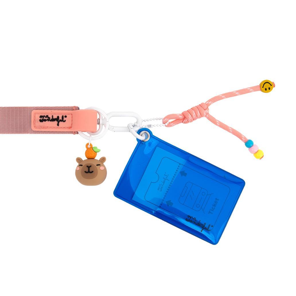 Fita Lanyard com Porta-Cartões – Capivara