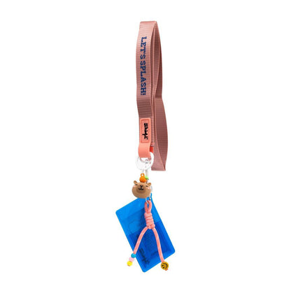 Fita Lanyard com Porta-Cartões – Capivara