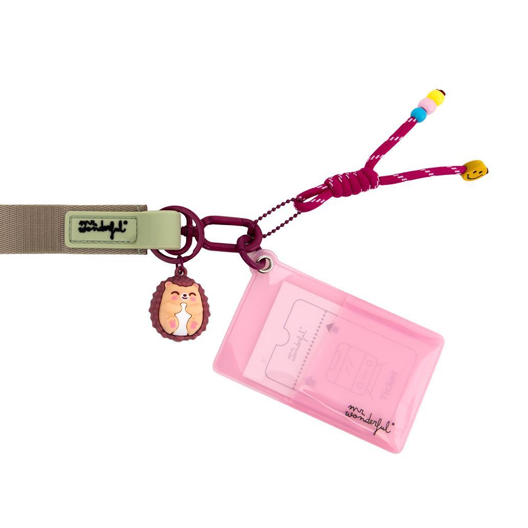 Fita Lanyard com Porta-Cartões – Ouriço