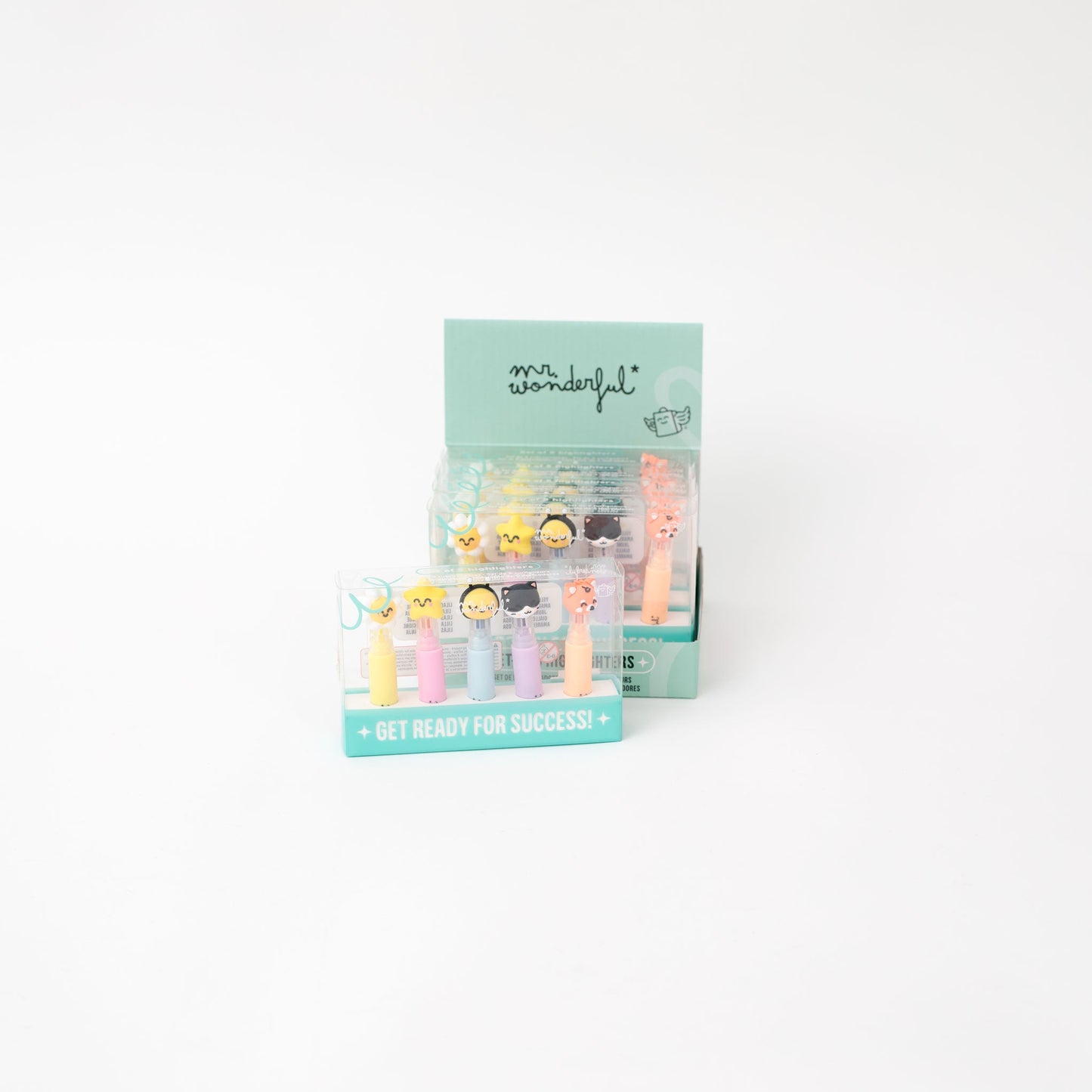 Conjunto de 5 marca-textos pastel – Cores suaves, ideias brilhantes - Live in colour