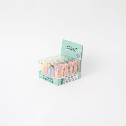 Conjunto de 5 marca-textos pastel – Cores suaves, ideias brilhantes - Live in colour