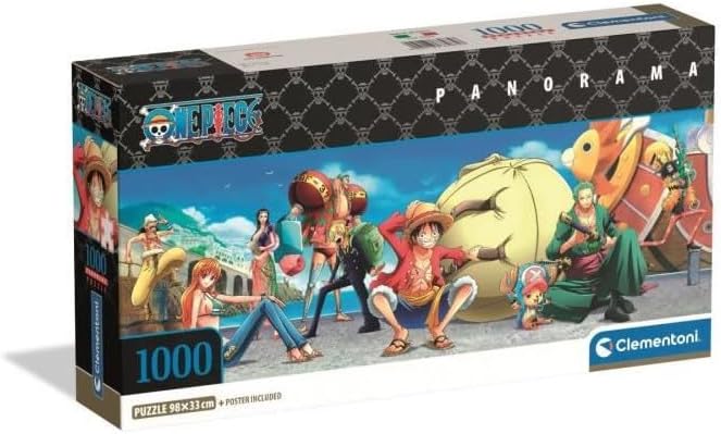 Clementoni - Puzzle Panorama One Piece 1000 Peças
