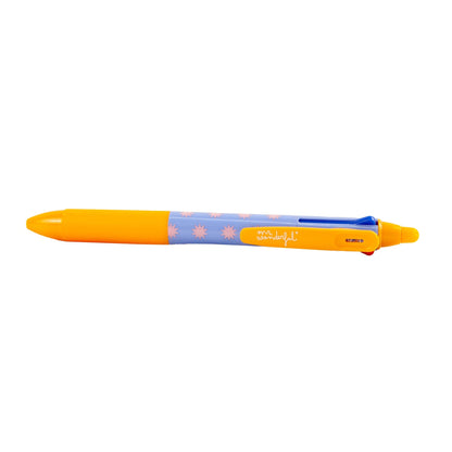 Caneta Apagável com 3 Tintas - Azul