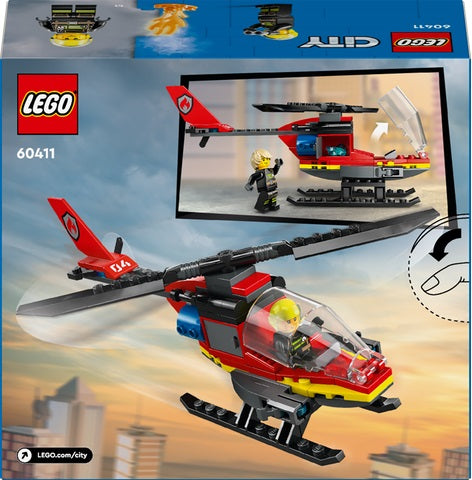 LEGO Helicóptero De Resgate Dos Bombeiros